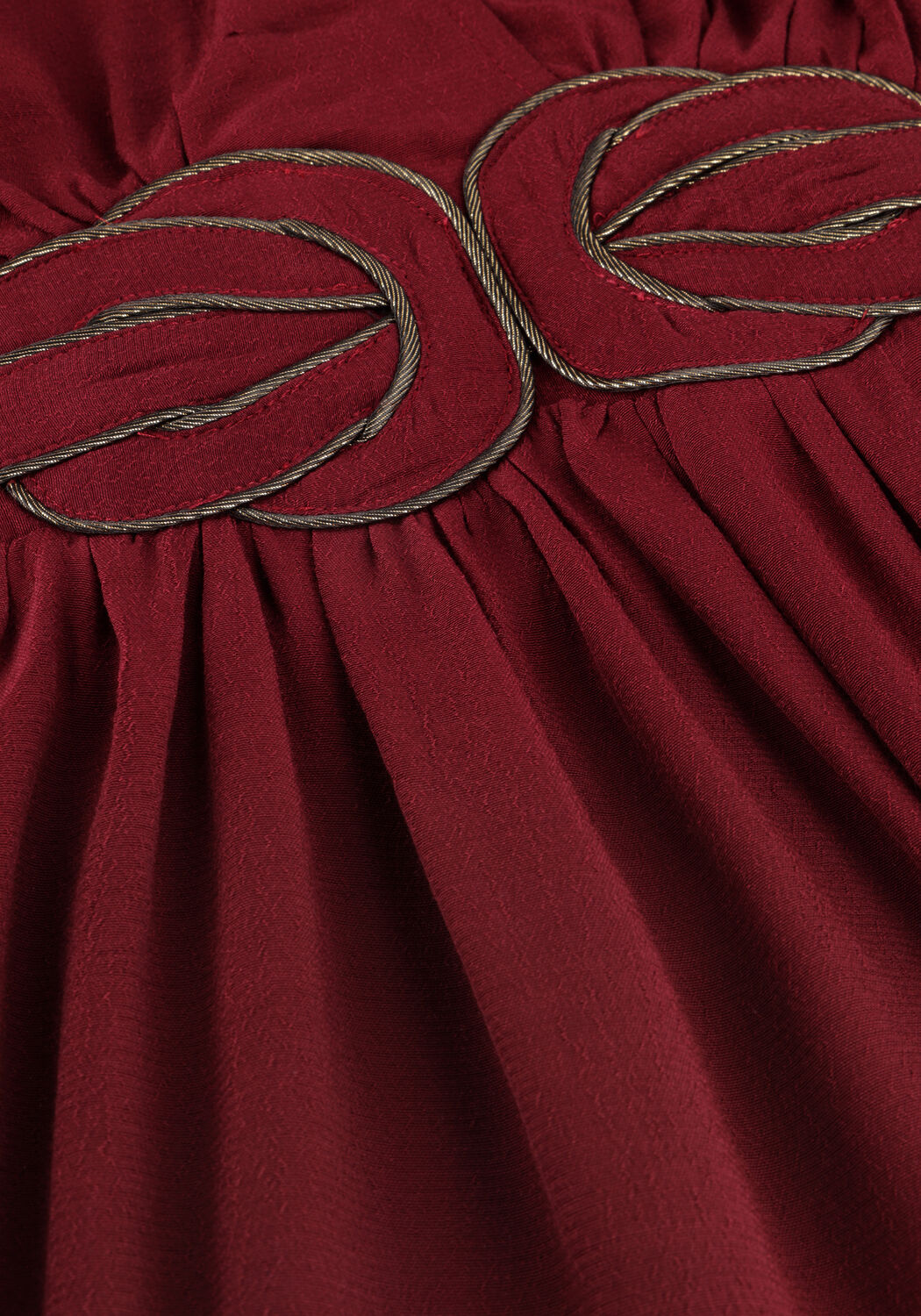 Bordeaux LOUIZON Mini jurk FILANTE - large