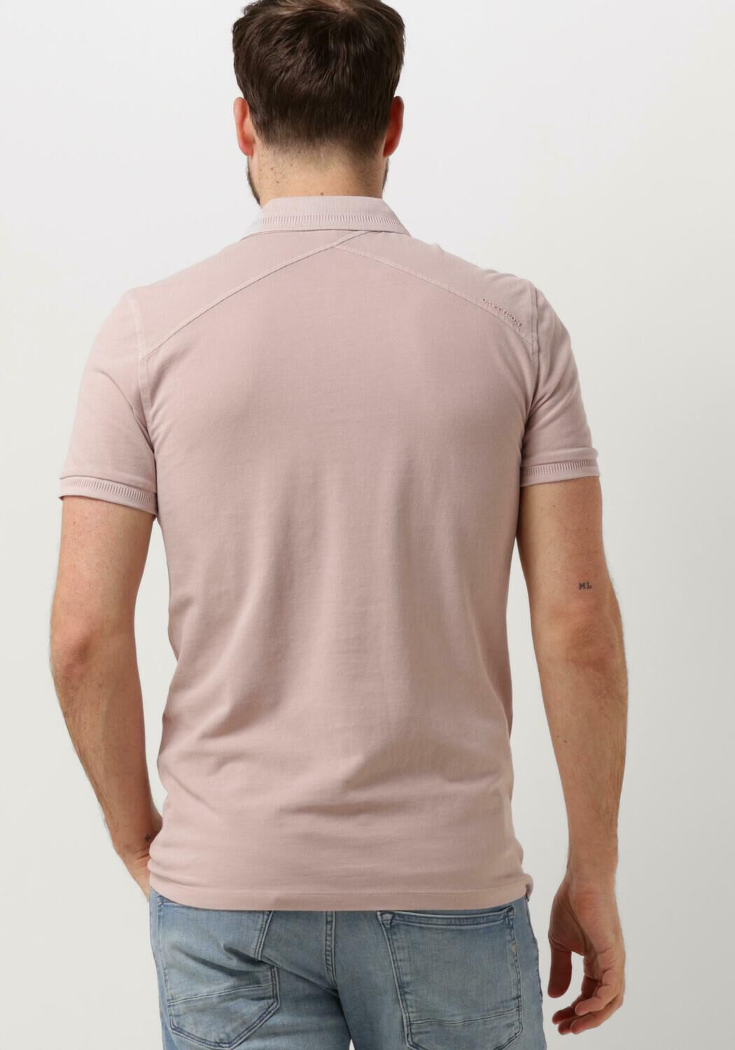 CAST IRON Heren Polo's & T-shirts Short Sleeve Polo Cotton Gd Pique Paars