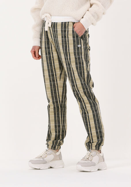 Grijze 10DAYS Joggingbroek CROPPED JOGGER CHECK - large
