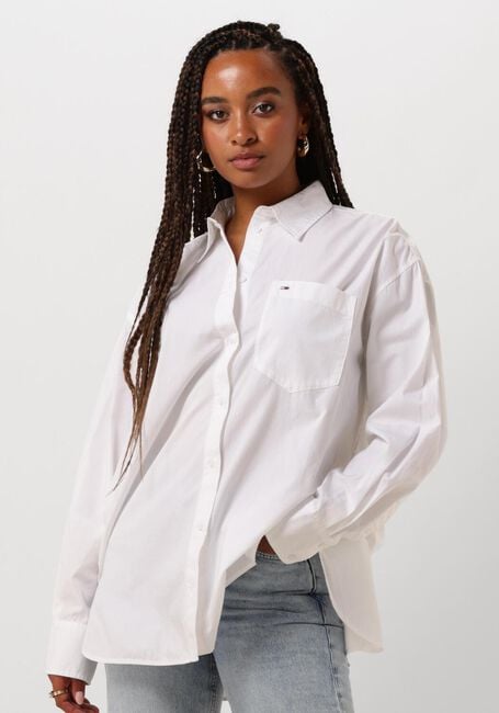 Witte TOMMY JEANS Blouses TJW RLX ESSENTIAL SH - large