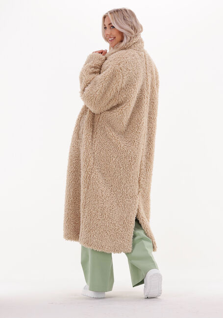 Beige SUMMUM Teddy jas COAT TEDDY - large
