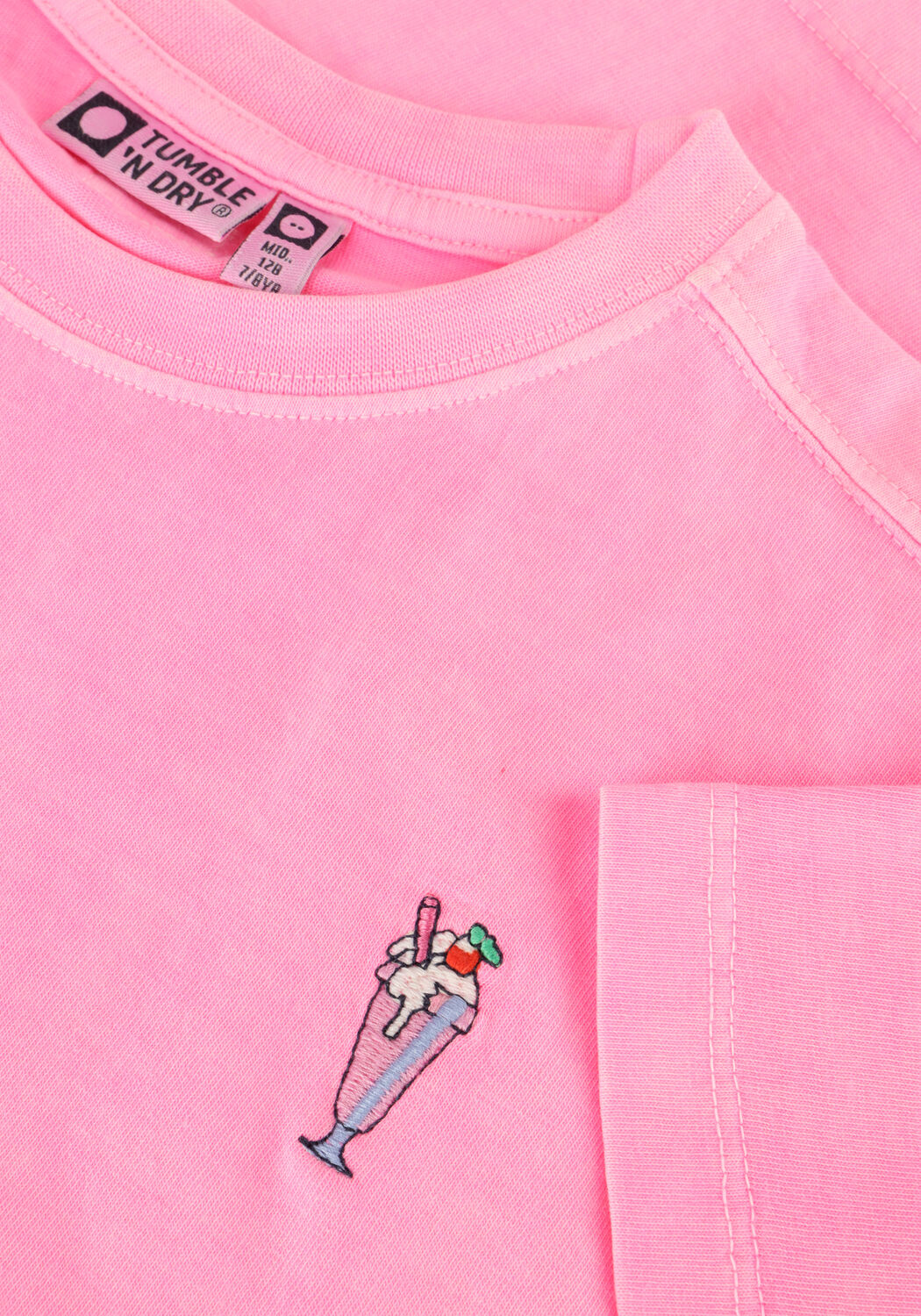 Roze TUMBLE 'N DRY T-shirt ROUEN - large