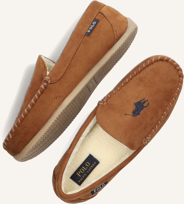 Cognac POLO RALPH LAUREN Pantoffels DECLAN Cognac POLO RALPH LAUREN Pantoffels DECLAN - large