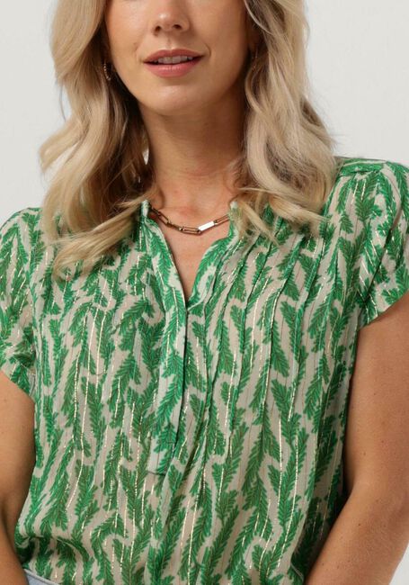 Groene LOLLYS LAUNDRY Blouses HEATHER TOP - large