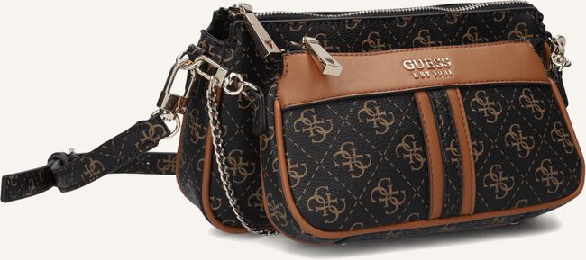 Bruine GUESS Schoudertas KASINTA DOUBLE ZIP POUCH Bruine GUESS Schoudertas KASINTA DOUBLE ZIP POUCH - large