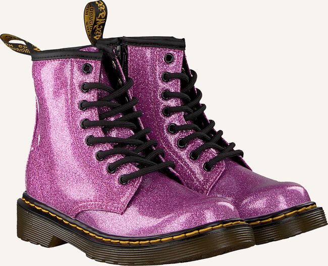 Roze DR MARTENS Veterboots 1460 GLITTER T/J Roze DR MARTENS Veterboots 1460 GLITTER T/J - large