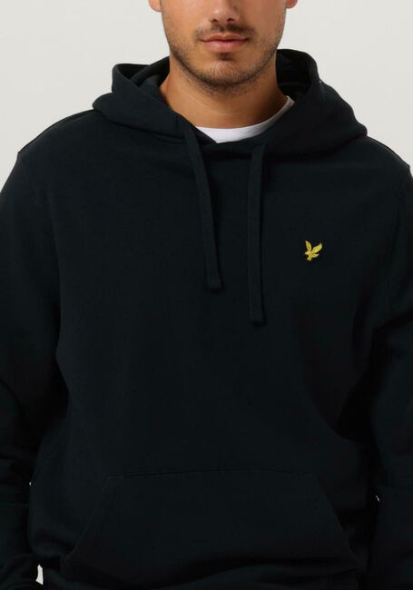 Donkerblauwe LYLE & SCOTT Truien/vesten PULLOVER HOODIE - large