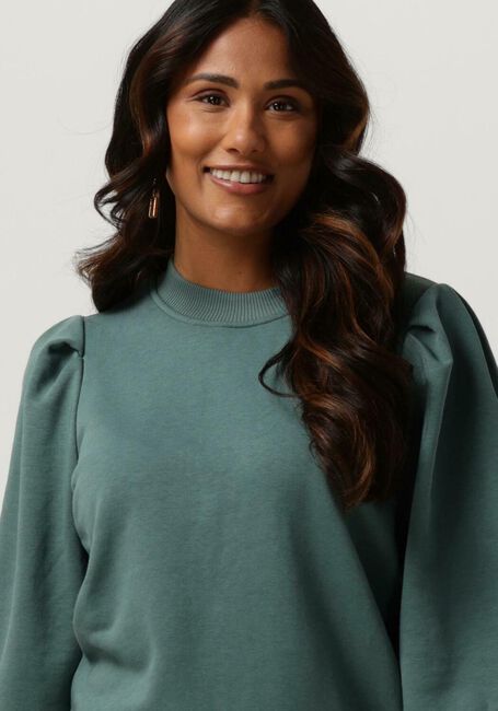 Groene MINUS Sweater MIKA 3/4 SLEEVE SWEAT - large