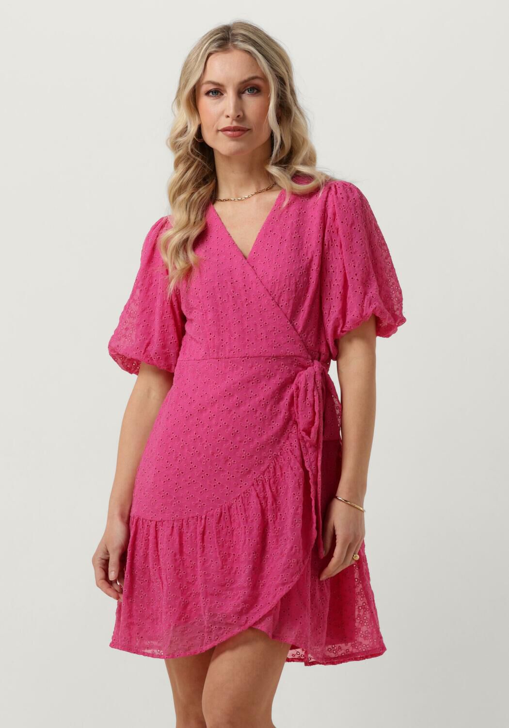 Y.A.S. Dames Jurken Yasvilma 3 4 Wrap Dress Roze