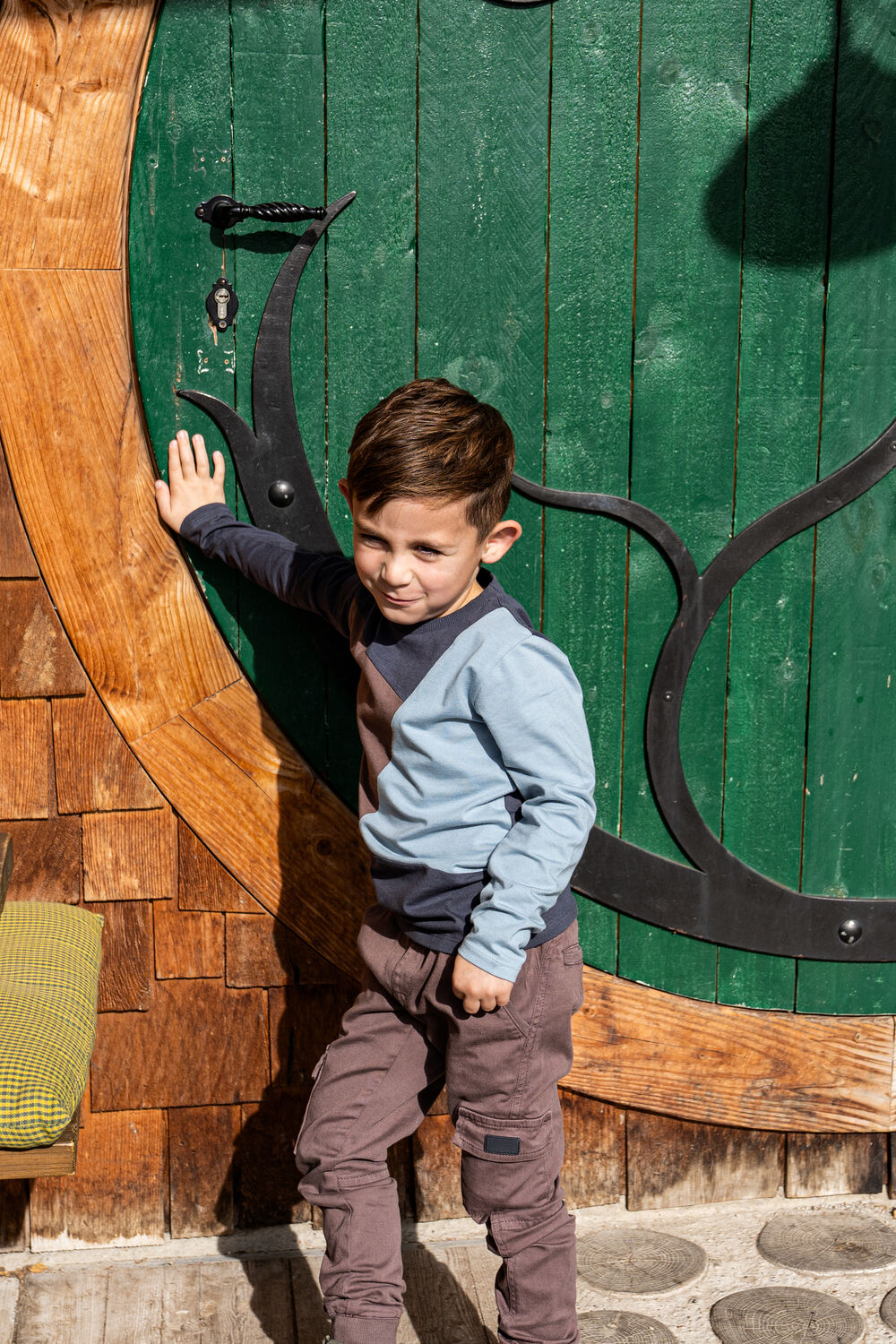 Bruine KOKO NOKO Cargobroeken Q52834 - large