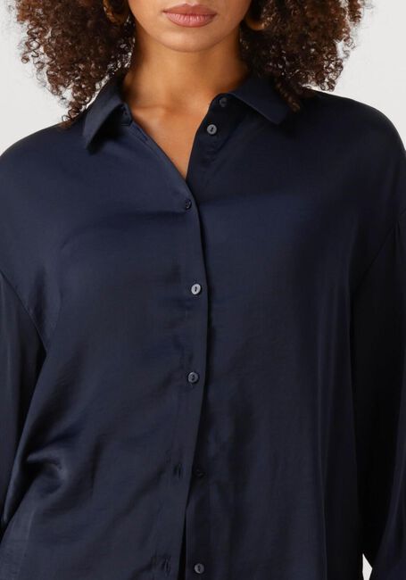 Donkerblauwe MSCH COPENHAGEN Blouses MSCHSANDELINE MALUCA SHIRT - large