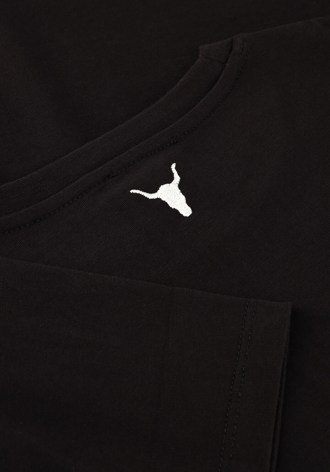 Zwarte ALIX THE LABEL T-shirt LADIES KNITTED BASIC THE LABEL T-SHIRT - large