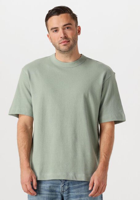 Groene SELECTED HOMME T-shirt SLHRELAXCALEB SS O-NECK TEE - large