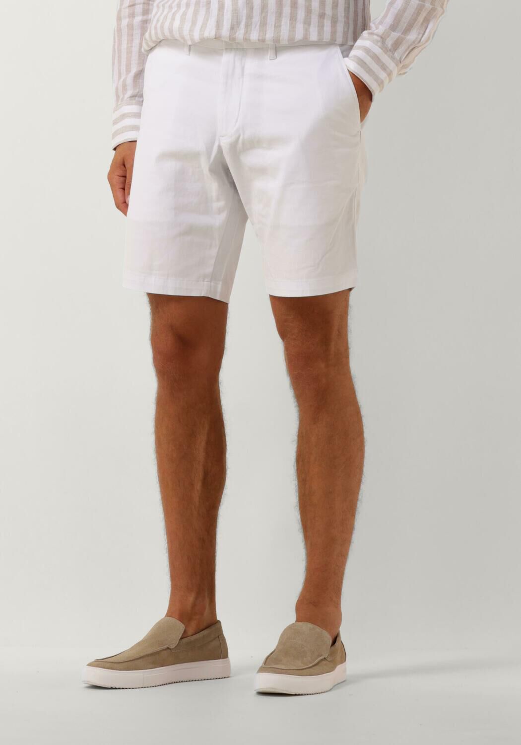 Tommy Hilfiger Slim fit korte chino van een mix van katoen en elastaan