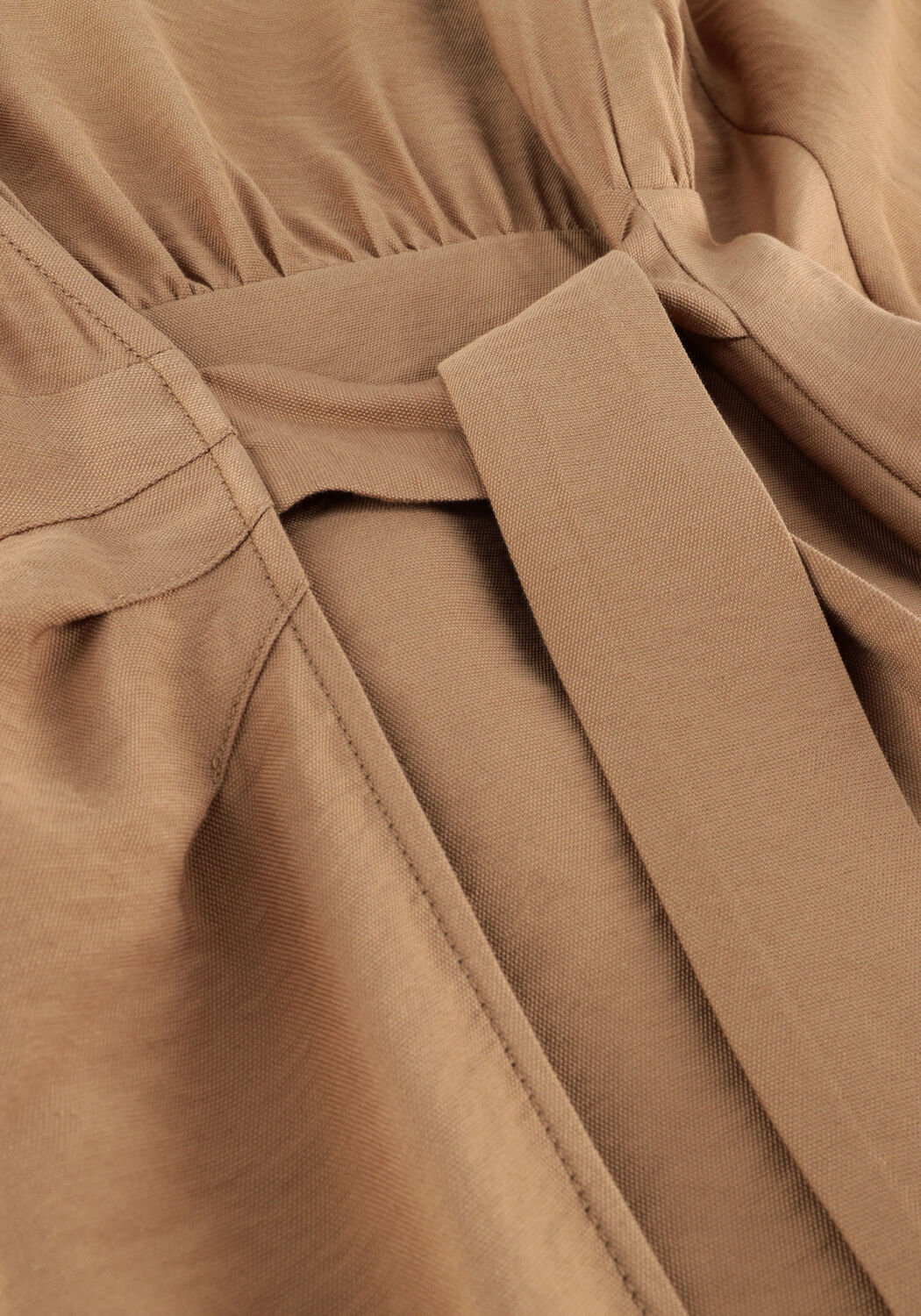 Bruine ANOTHER LABEL Mini jurk CIEL DRESS S/S - large