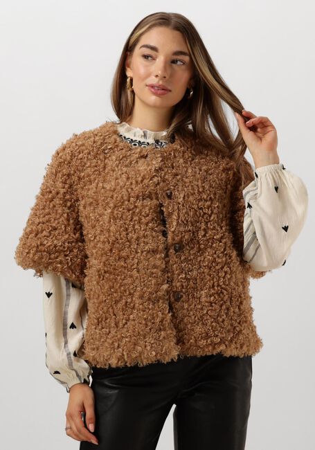 Bruine SUMMUM Gilet JACKET FAUX FUR - large