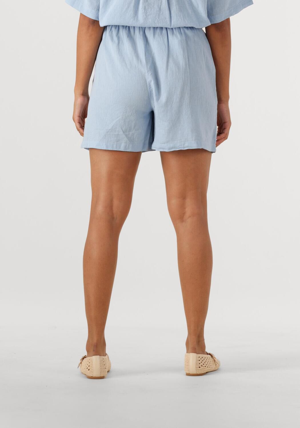 SELECTED FEMME Dames Broeken Slfluisa Mw String Shorts B Lichtblauw
