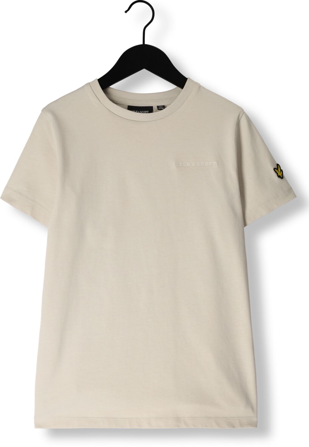 LYLE & SCOTT Jongens Polo's & T-shirts Script Embroidered T-shrit Beige