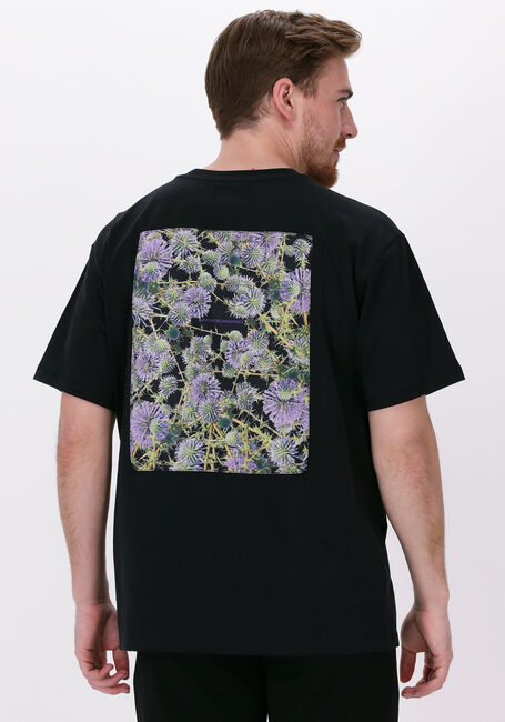 Zwarte WOODBIRD T-shirt STAIN BACK TEE - large