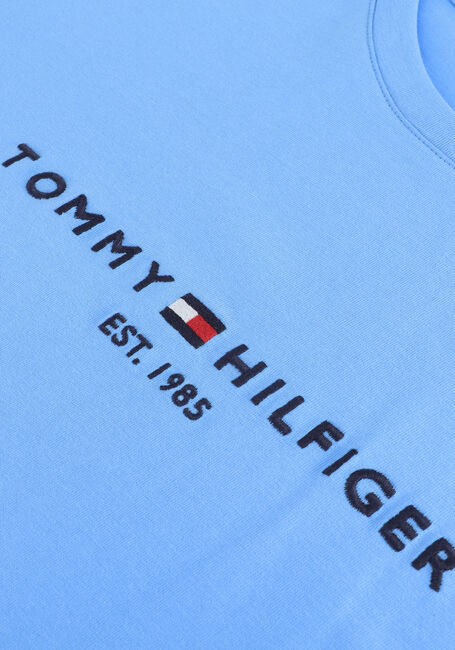 Lichtblauwe TOMMY HILFIGER T-shirt REGULAR HILFIGER C-NK - large