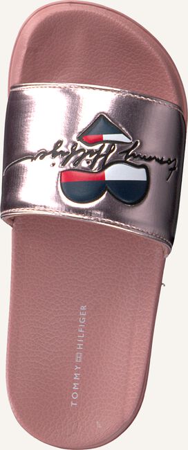 Roze TOMMY HILFIGER Badslippers HEART PPINT POOL SLIDE Roze TOMMY HILFIGER Badslippers HEART PPINT POOL SLIDE - large