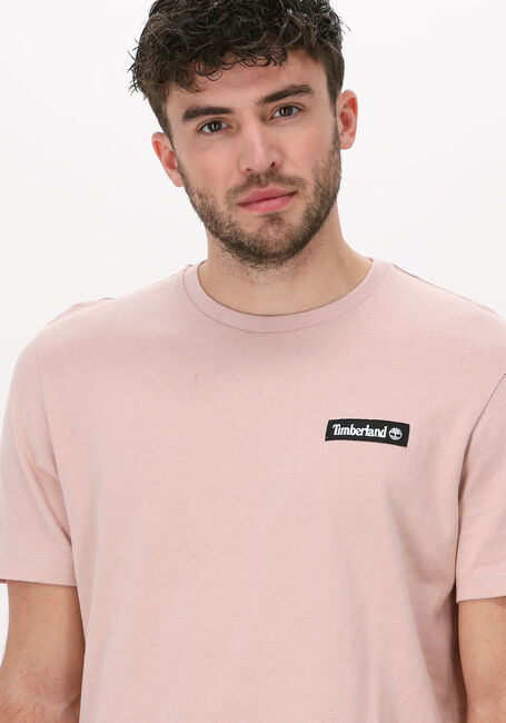 Roze TIMBERLAND T-shirt WOVEN BADGE TEE - large