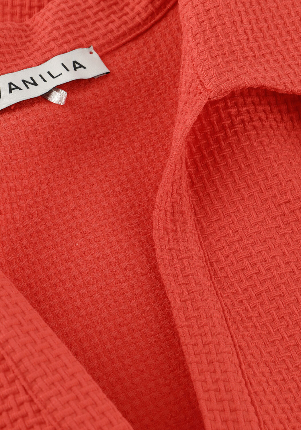 Oranje VANILIA Top WAFEL SHIRT - large