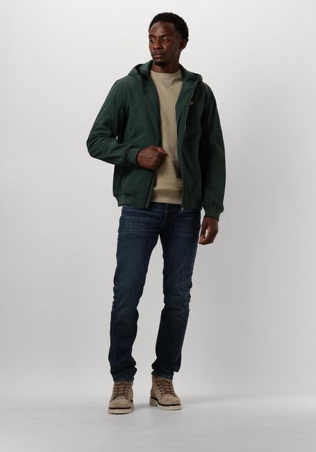 Blauwe LYLE & SCOTT Jack FLEECE BACK SOFTSHELL JACKET - large