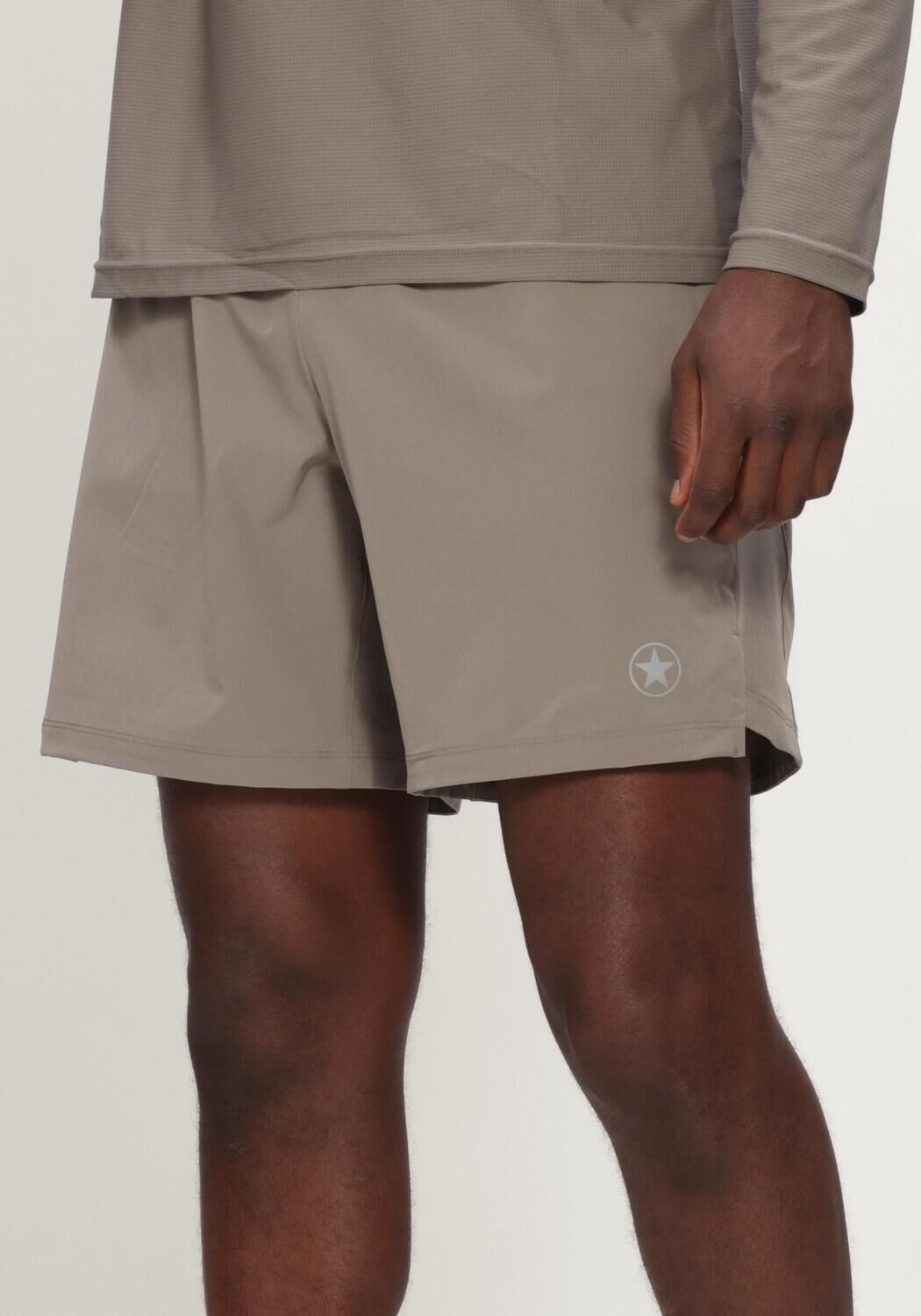 AIRFORCE Heren Broeken Performance Running Short Taupe