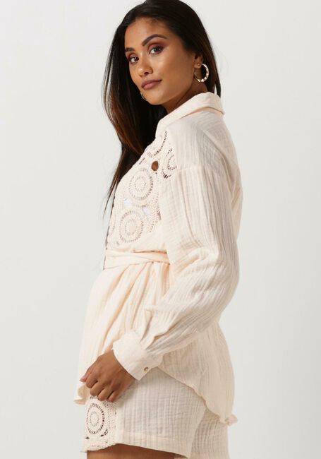 Witte FREEBIRD Blouses WV-STRUCT-CROCHET-COT-23-2 - large