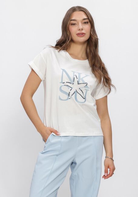 Witte NUKUS T-shirt CLAIRE SHIRT - large