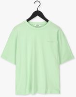 Groene NA-KD T-shirt ORGANIC LOGO OVERSIZED TEE