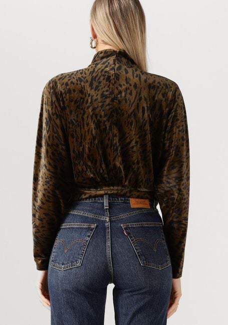 Bruine ANOTHER LABEL Top ARWEN ANIMAL TOP - large