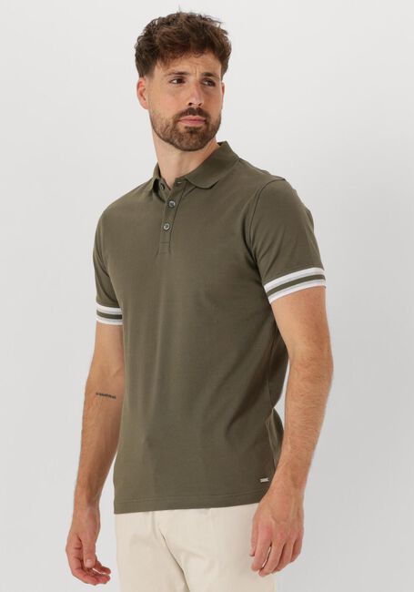 Khaki GENTILUOMO Polo POLO 3 BUTTON SS J2006-219 - large