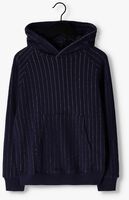 Donkerblauwe AO76 Sweater CLYDE HOODIE STRIPED SWEATER - medium