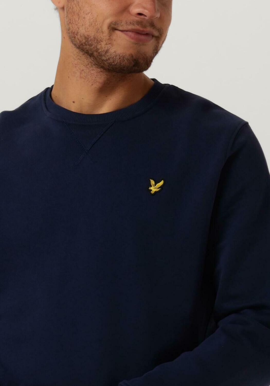 Lyle and scott trui donkerblauw clearance