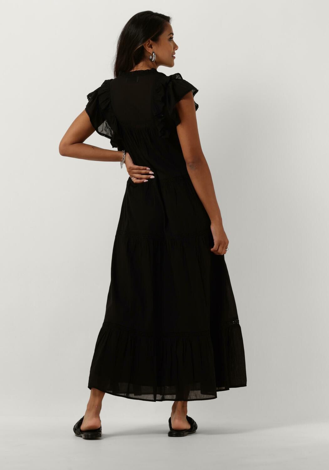 NEO NOIR Dames Jurken Ankita S Voile Dress Zwart
