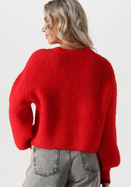 Rode CO'COUTURE Truien/vesten CORALEE CROP KNIT - large