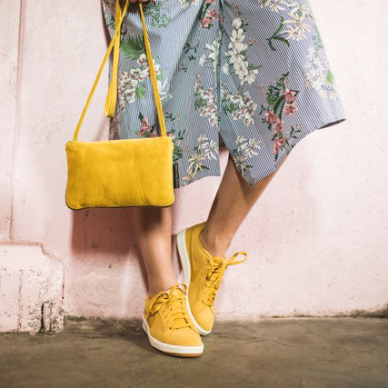 nike sneaker okergeel