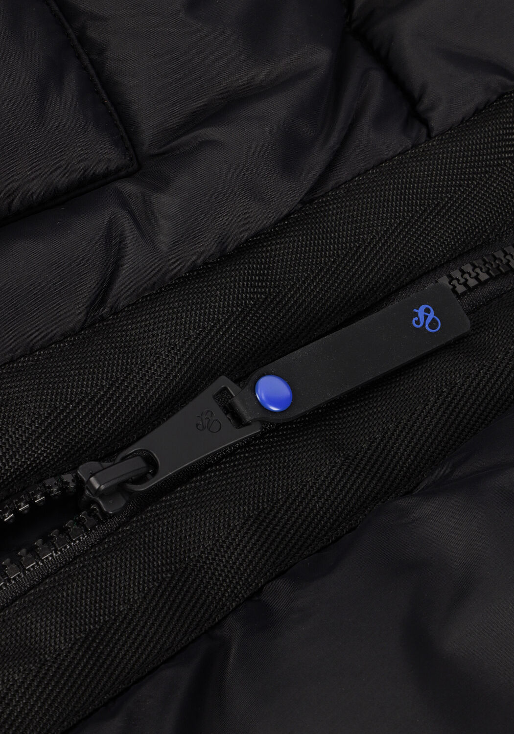 Zwarte SCOTCH & SODA Gewatteerde jas HOODED PUFFER JACKET - large