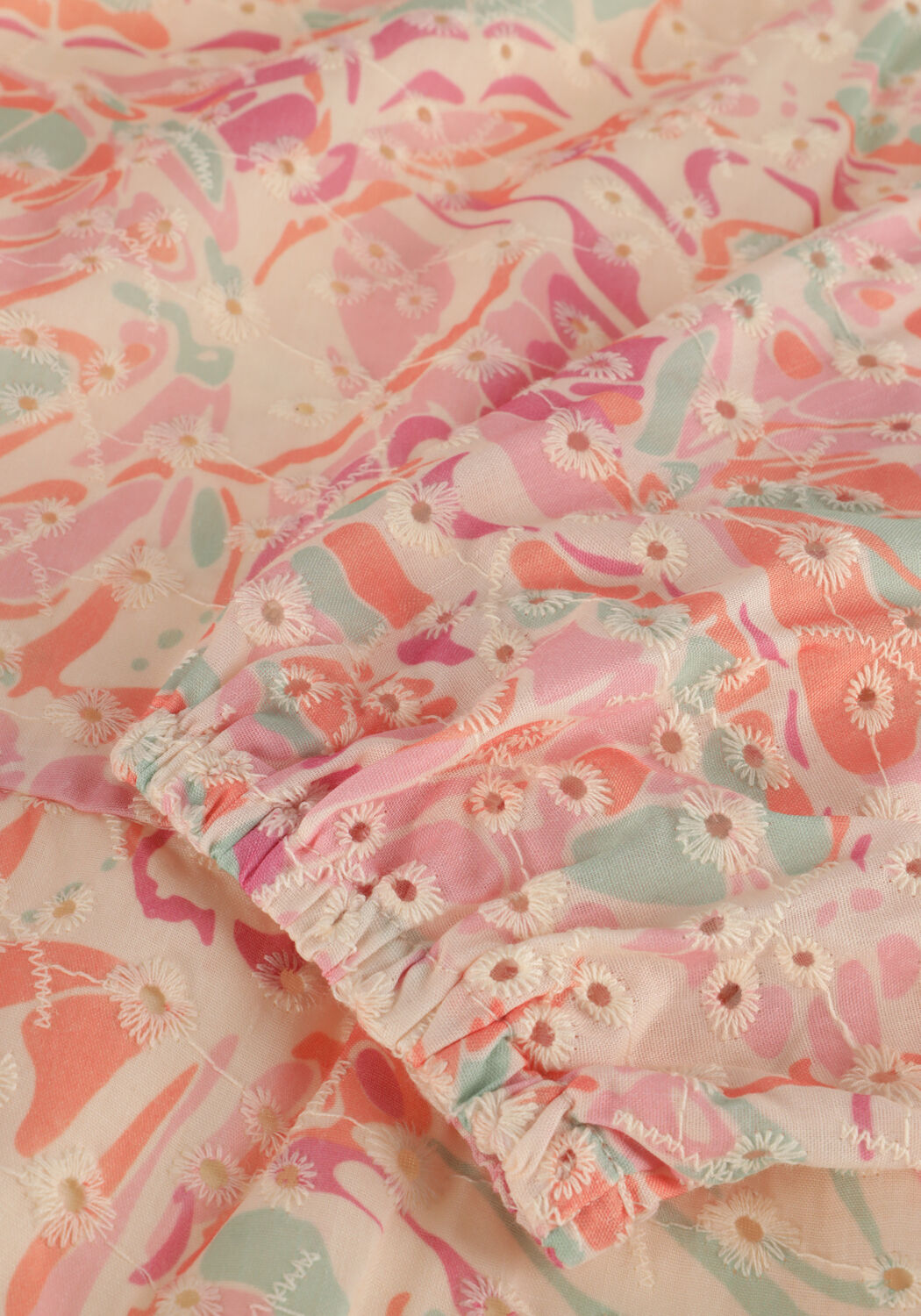 Lichtroze REFINED DEPARTMENT Mini jurk LENIA - large