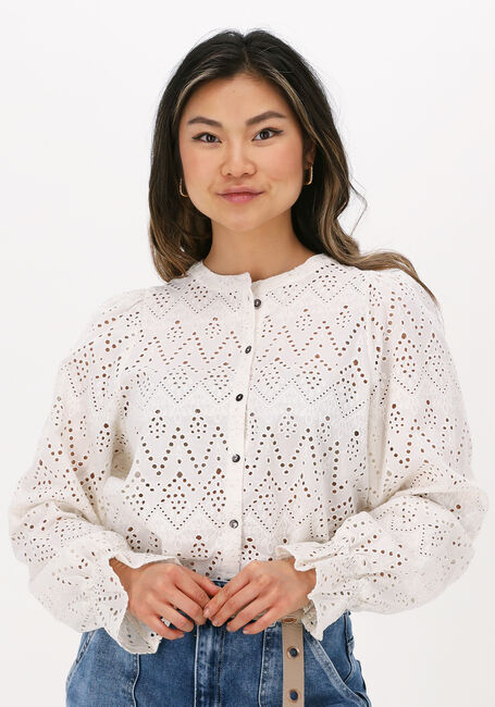 Witte BY-BAR Blouses SAMMIE EMBROIDERY BLOUSE - large