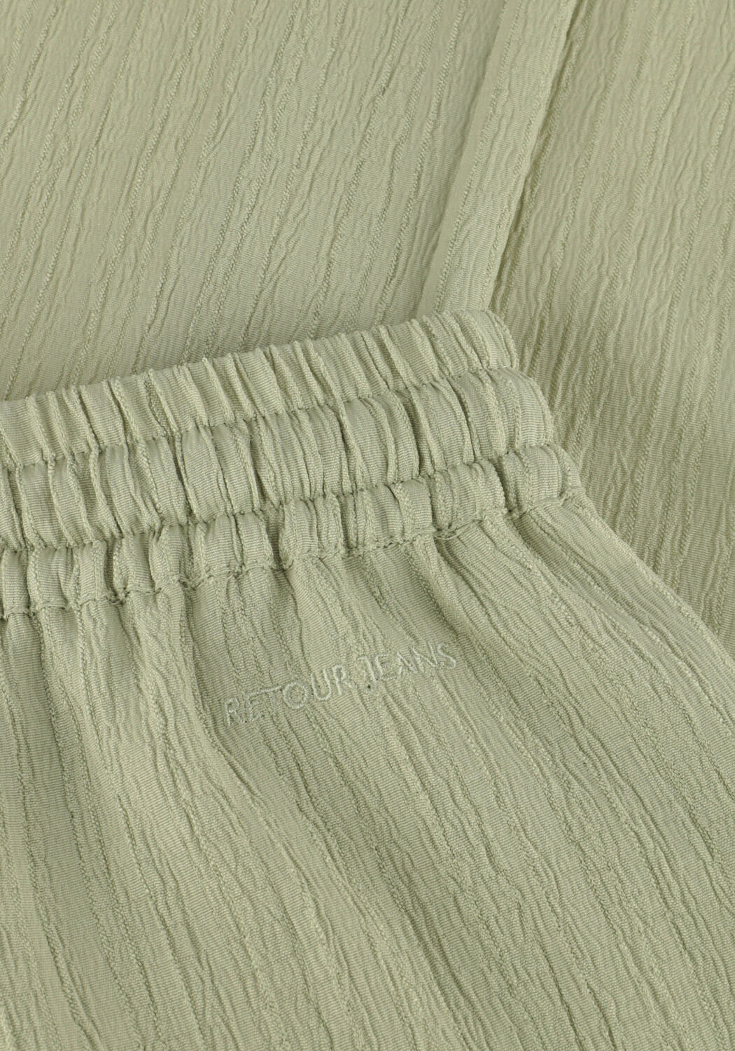 Groene RETOUR Pantalon MARE - large