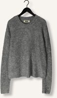 Grijze WOODBIRD Trui WBKURT LOOP CREW Grijze WOODBIRD Trui WBKURT LOOP CREW - medium