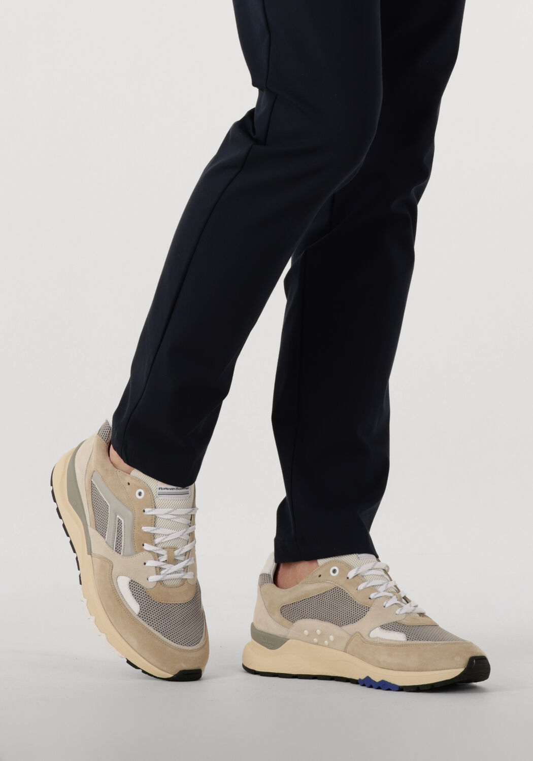 Beige FLORIS VAN BOMMEL Lage sneakers SFM-10154 DE TREENER - large