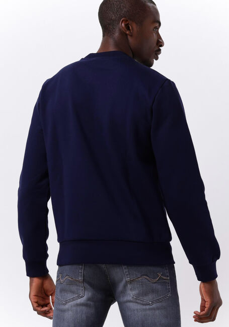 Donkerblauwe LACOSTE Sweater CLASSIC FIT BRUSHED FLEECE SWEATSHIRT - large