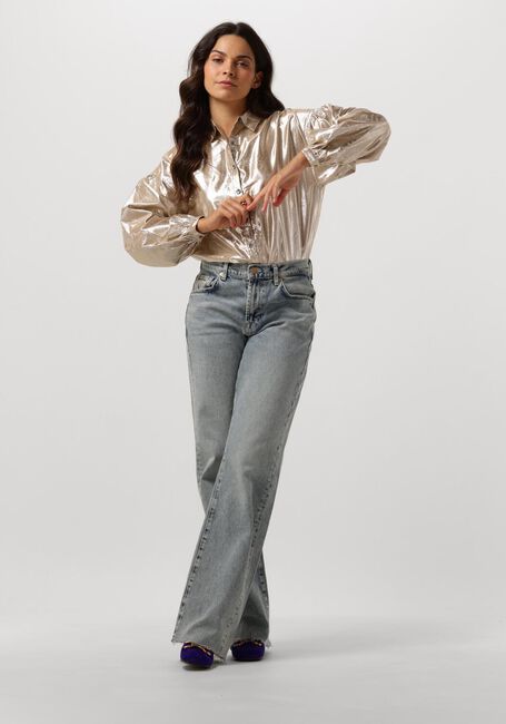 Gouden RUBY TUESDAY Blouses ISAI BIG SHIRT GATHERING SLEEVES - large