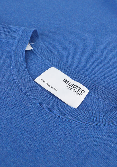 Blauwe SELECTED HOMME Trui SLHBERG CREW NECK B - large
