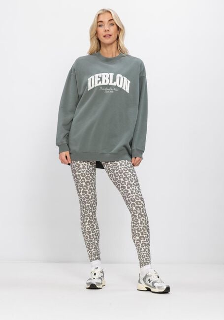 Lime DEBLON SPORTS Broeken CLASSIC LEGGINGS HIGH WAISTBAND 2 - large