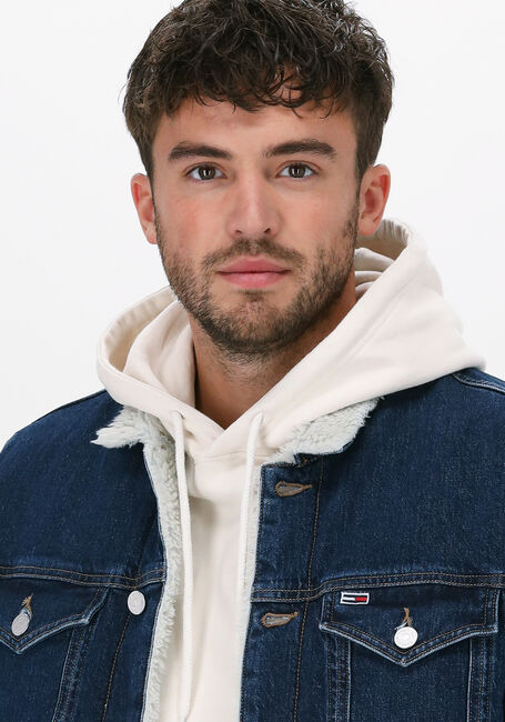 Blauwe TOMMY JEANS Spijkerjas RGLR SHERPA TRKR JCKT BE551 DB - large